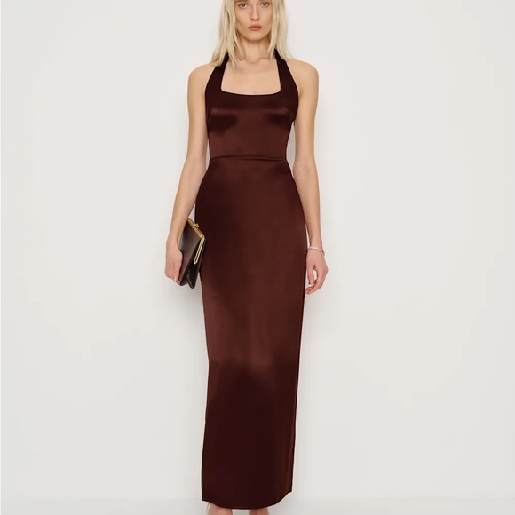 Reformation Dresses & Skirts - Reformation Chocolate Brown Ivan Silk Dress